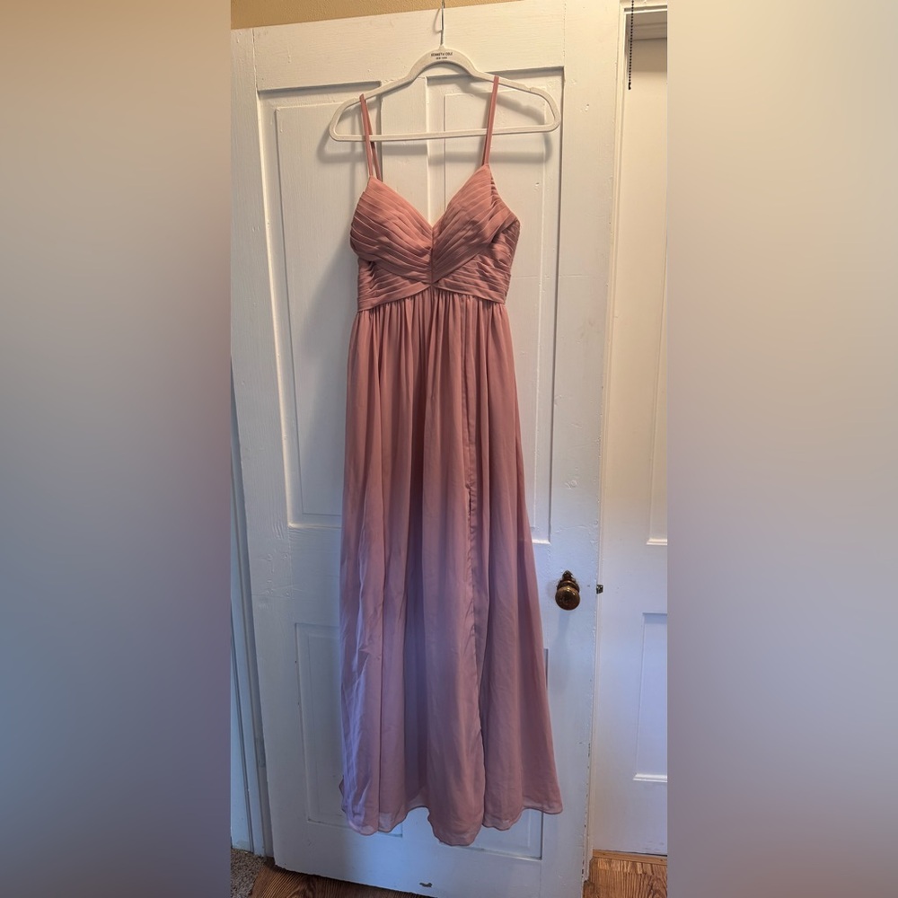 Azazie Alia Dusty Rose Bridesmaid Dress - Picture 2 of 2